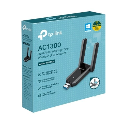 Archer T5U Plus - TP-Link AC1300 Dual Antennas High Gain Wireless USB Adapter