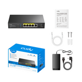 C200P - Cudy 2-IN-1 Gigabit VPN Router / AP Controller with 4 PoE+ Ports
