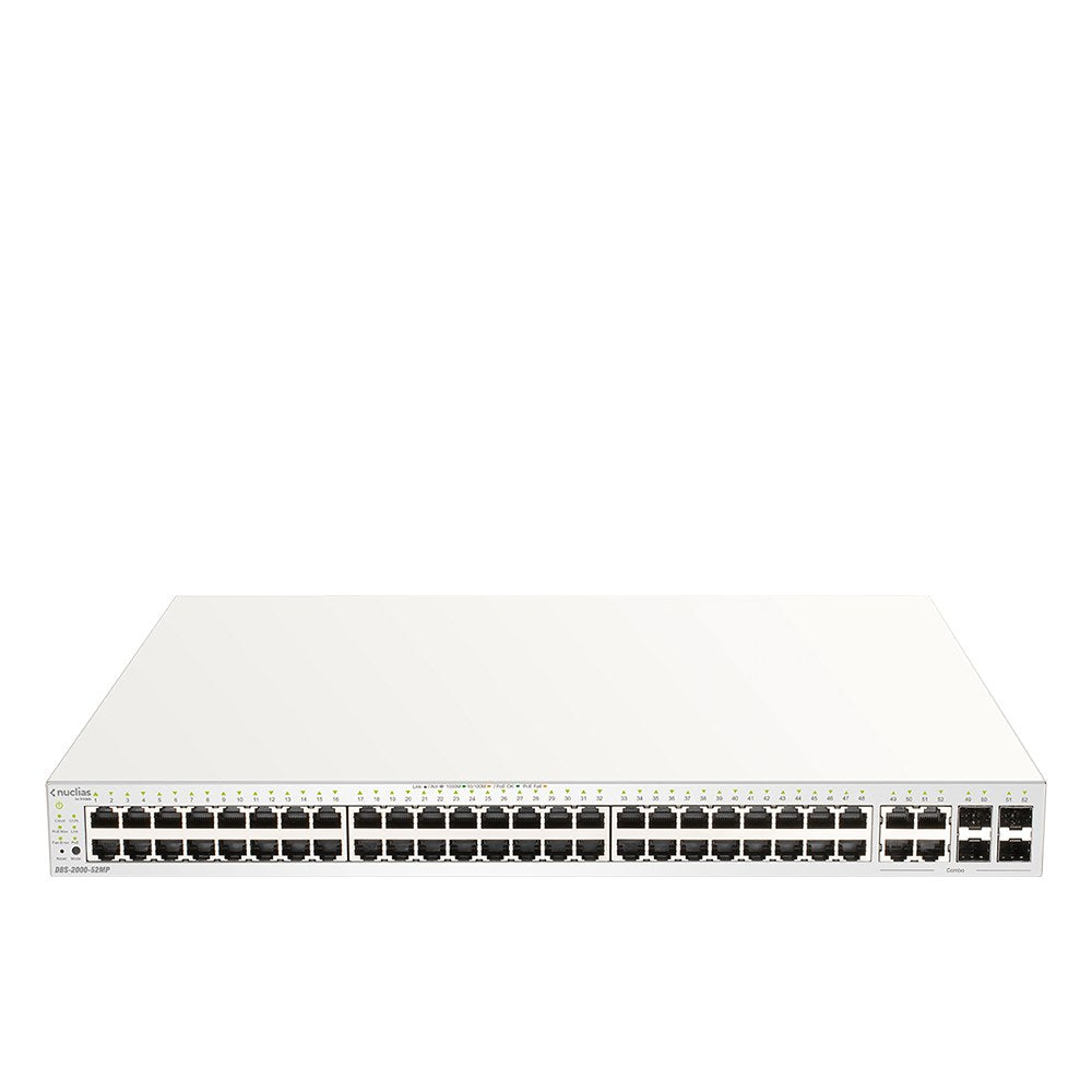 DBS-2000-52MP+Q - D-Link 52-Port Nuclias Cloud Managed PoE Switch