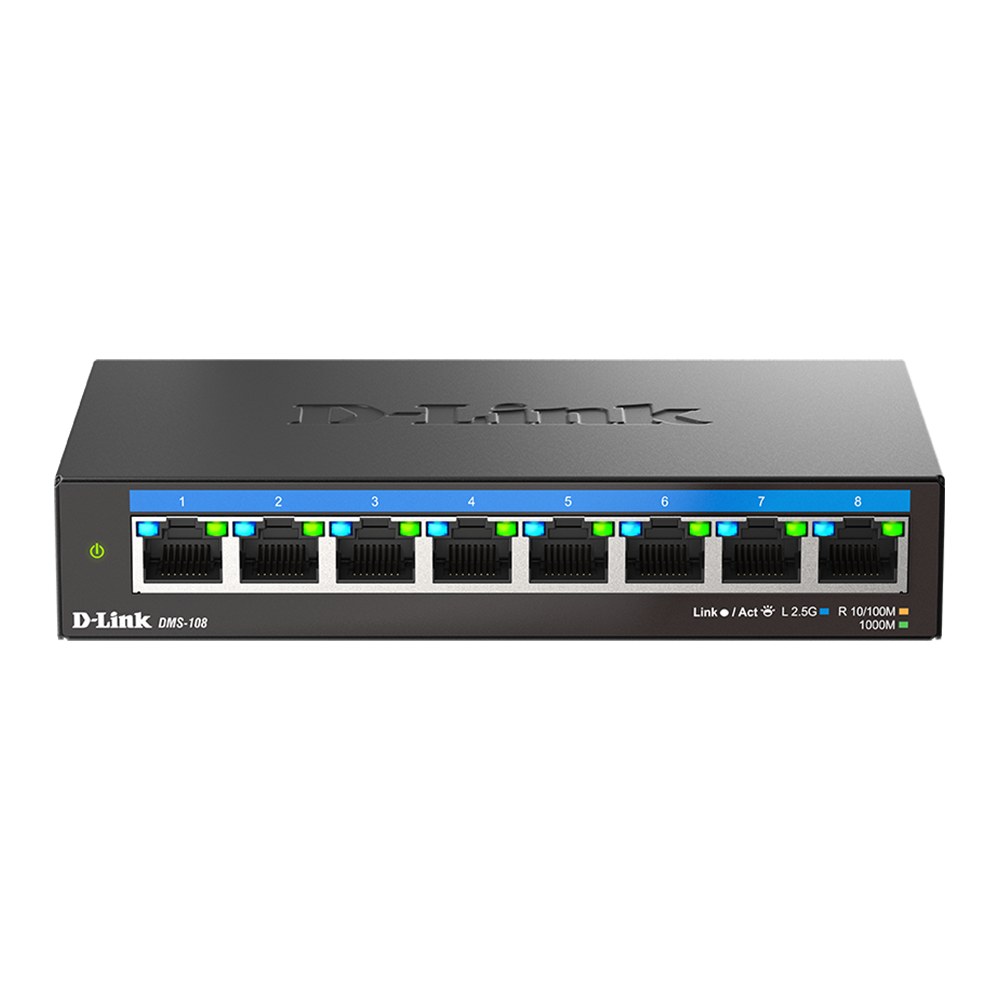 DMS-108 - D-Link 8-Port Multi-Gigabit Desktop Switch