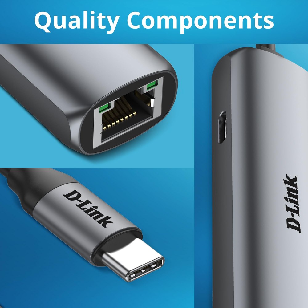 DUB-E135 - D-Link USB-C to Gigabit Ethernet Adapter