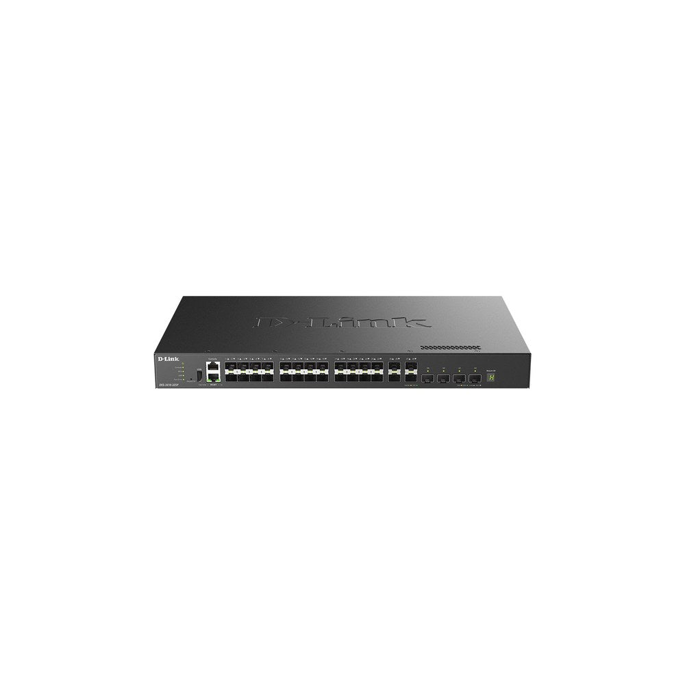 DXS-3410-32SY - D-Link 32-Port 10G Layer 3 Stackable Managed Switch with 28x 10G SFP+ and 4x 10/25G SFP28 Ports