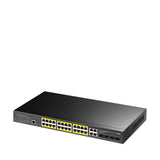 GS2028PS4-300W - Cudy 24-Port Gigabit Managed PoE+ Switch with 4 Gigabit Combo Ports 300W
