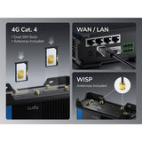 IR04 - Cudy 4G LTE Cat 4 N300 Industrial Wi-Fi Router