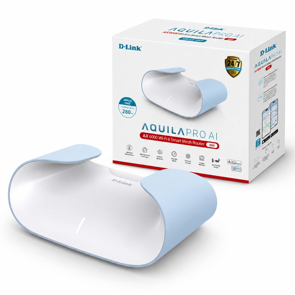 M60 - D-Link AX6000 Wi-Fi 6 Smart Mesh Router