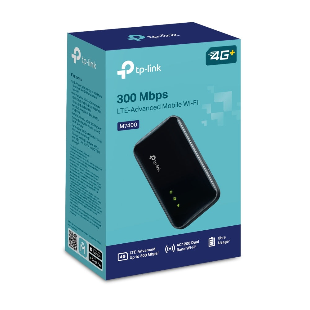 M7400 - TP-Link M7400 300 Mbps LTE-Advanced Mobile Wi-Fi