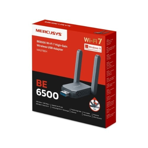 MA37BEH - TP-LINK Mercusys BE6500 Wi-Fi 7 High-Gain Wireless USB Adapter