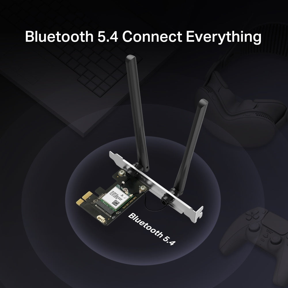 Mercusys AX1800 Wi-Fi 6 Bluetooth 5.4 PCIe Adapter (MA70XE)
