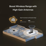 MA72XH - TP-LINK Mercusys AX1800 High-Gain Wireless Dual-Band USB Adapter