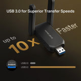 MA72XH - TP-LINK Mercusys AX1800 High-Gain Wireless Dual-Band USB Adapter
