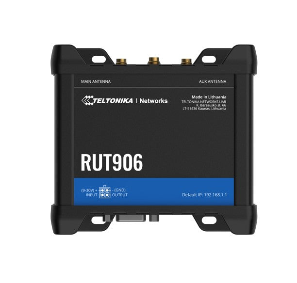 Teltonika RUT906 Industrial Cellular Router, Dual-SIM Cellular 4G LTE, WAN Failover, with 4x Ethernet Ports, PSU included By Teltonika - Buy Now - AU $396.48 At The Tech Geeks Australia