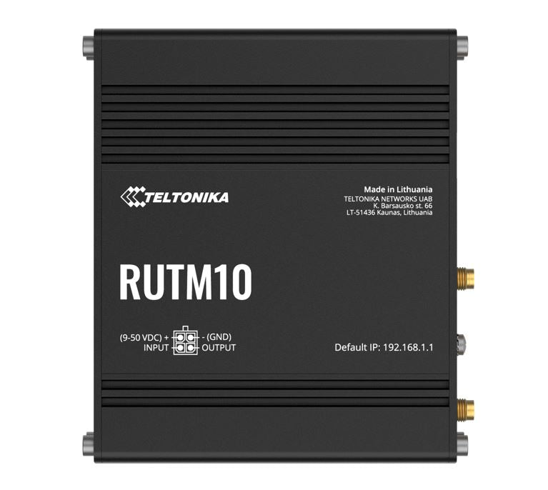 Teltonika RUTM10 wired with 4x Gigabit Ethernet ports, Dual-band Wi-Fi, 128 tag/port-based VLANs, PSU included By Teltonika - Buy Now - AU $217.28 At The Tech Geeks Australia
