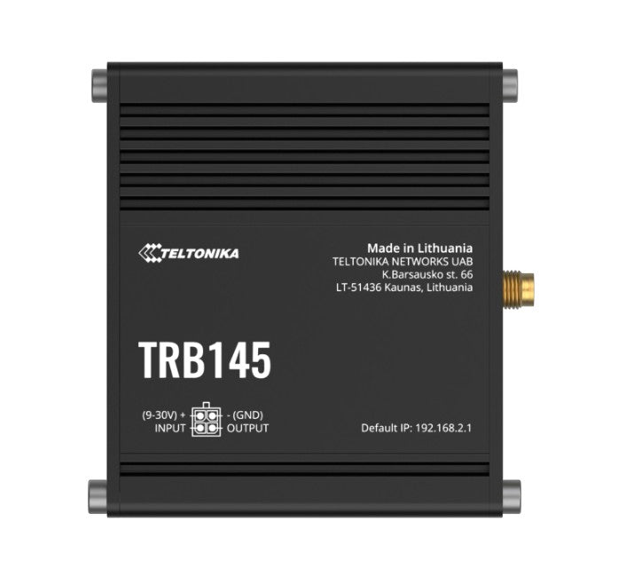 Teltonika TRB145 Industrial Rugged LTE RS485 Gateway, 4G/LTE (Cat 1), Equipped with RS485, Compatible with Industrial DNP3, PSU included By Teltonika - Buy Now - AU $217.28 At The Tech Geeks Australia