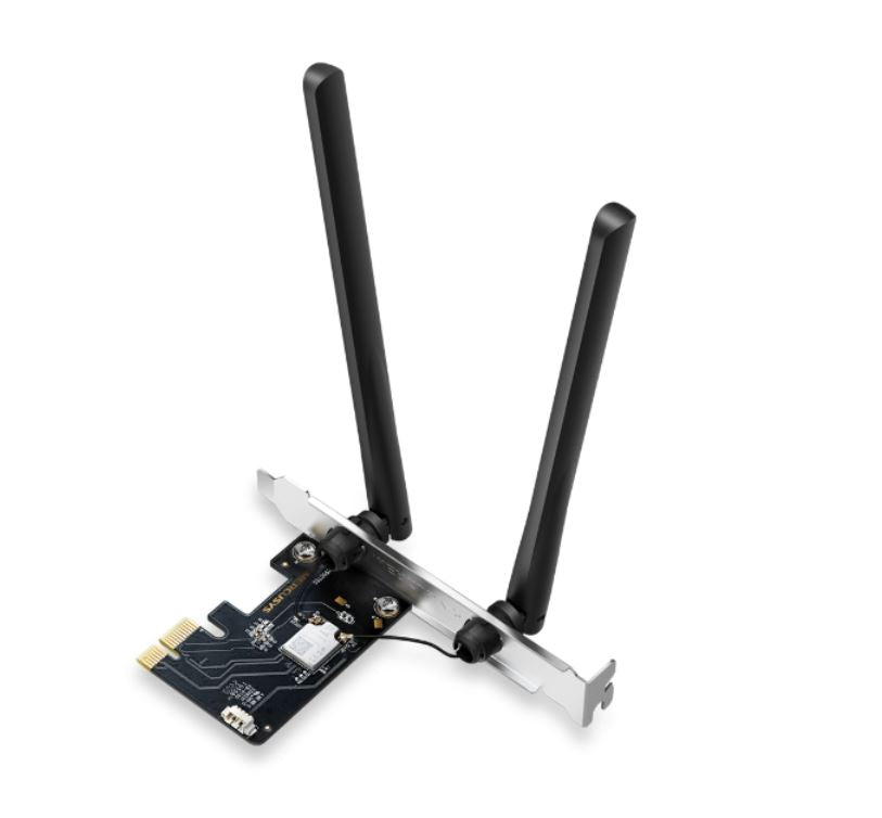 Mercusys MA86XE AXE5400 Wi-Fi 6E Bluetooth 5.2 PCIe Adapter, 2402Mbps @6GHz,2402Mbps @5GHz, 574Mbps@2.4GHz By TP-LINK - Buy Now - AU $44.34 At The Tech Geeks Australia