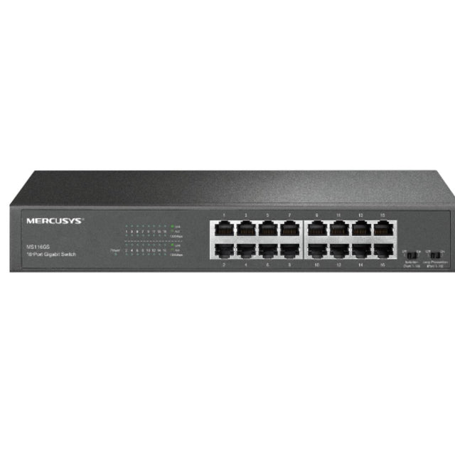 Mercusys MS116GS 16-Port Gigabit Desktop/Rackmount Switch By TP-LINK - Buy Now - AU $89.51 At The Tech Geeks Australia