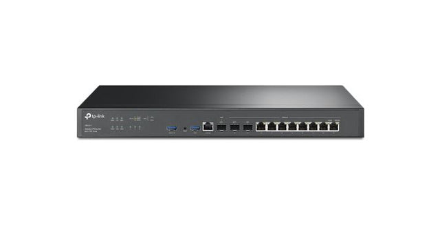 TP-Link ER8411 Omada VPN Router with 10G Ports , 1— 10G SFP+ WAN Port, 1— 10G SFP+ WAN/LAN Port,1— Gigabit SFP WAN/LAN Port, 8— Gigabit RJ45 WAN/LAN P By TP-LINK - Buy Now - AU $794.66 At The Tech Geeks Australia