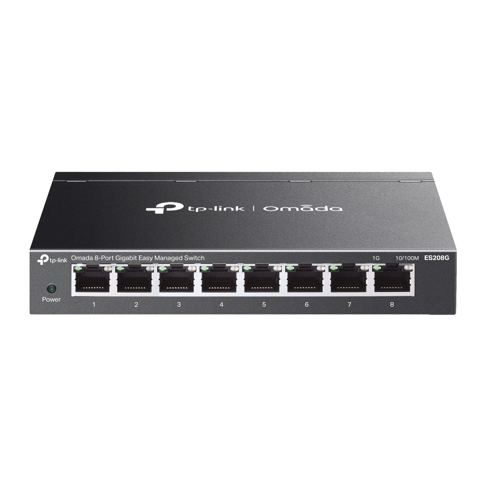 TP-Link ES208G Omada 8-Port Gigabit Easy Managed Switch, Flow Control, Loopback Detection, Port Isolation, Port Mirroring, LAG, VLAN, IGMP Snooping, Q By TP-LINK - Buy Now - AU $49.73 At The Tech Geeks Australia