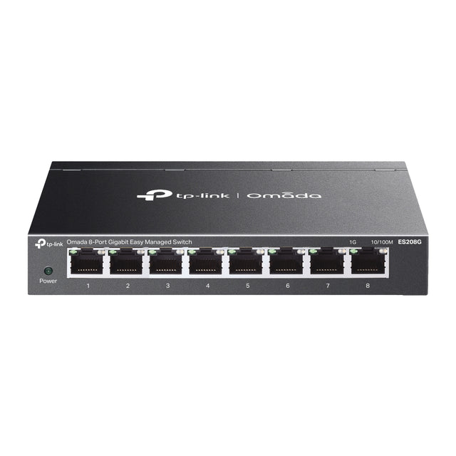 TP-Link ES208G Omada 8-Port Gigabit Easy Managed Switch, Flow Control, Loopback Detection, Port Isolation, Port Mirroring, LAG, VLAN, IGMP Snooping, Q By TP-LINK - Buy Now - AU $49.73 At The Tech Geeks Australia