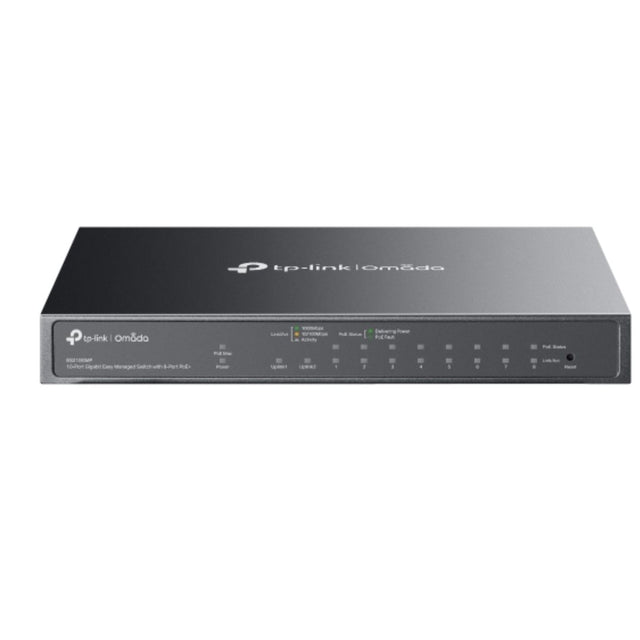 TP-Link ES210GMP Omada 10-Port Gigabit Easy Managed Switch with 8-Port PoE+,  Flow Control, Loopback Detection, Port Isolation, Port Mirroring, LAG, V By TP-LINK - Buy Now - AU $183.11 At The Tech Geeks Australia