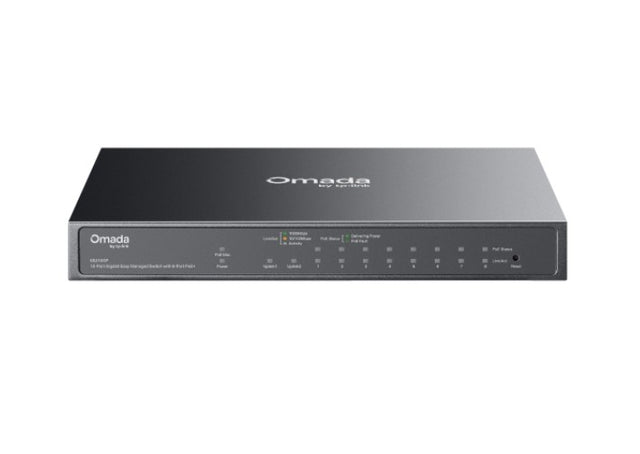 TP-Link ES210GP Omada 10-Port Gigabit Easy Managed Switch with 8-Port PoE+ By TP-LINK - Buy Now - AU $137.12 At The Tech Geeks Australia