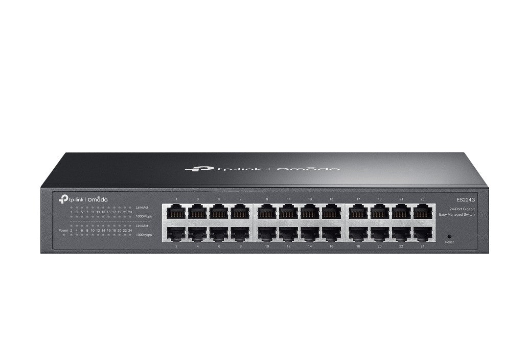 TP-Link ES224G Omada 24-Port Gigabit Easy Managed Switch, Flow Control, Loopback Detection, Port Isolation, Port Mirroring, LAG, VLAN, IGMP Snooping, By TP-LINK - Buy Now - AU $183.11 At The Tech Geeks Australia