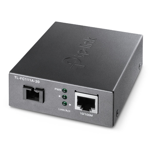 TP-Link TL-FC111A-20 10/100 Mbps WDM Media Converter - IEEE 802.3u 1550nm 20KM (Compatible with TL-FC111B-20) By TP-LINK - Buy Now - AU $22.11 At The Tech Geeks Australia