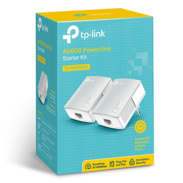 TP-Link TL-PA4010 KIT AV600 Powerline Ethernet Adapter Starter Kit 600Mbps HomePlug AV 1xLAN Port 300m Range Plug & Play Mini Size By TP-LINK - Buy Now - AU $73.48 At The Tech Geeks Australia