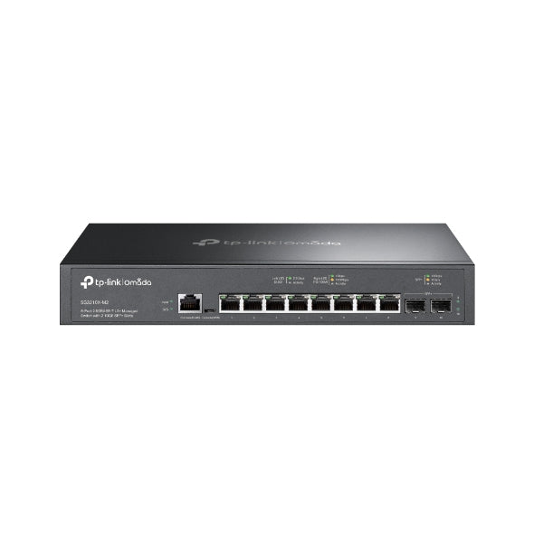 TP-Link SG3210X-M2 Omada 8-Port 2.5GBASE-T L2+ Managed Switch with 2 10GE SFP+ Slots by Omada SDN By TP-LINK - Buy Now - AU $371.36 At The Tech Geeks Australia
