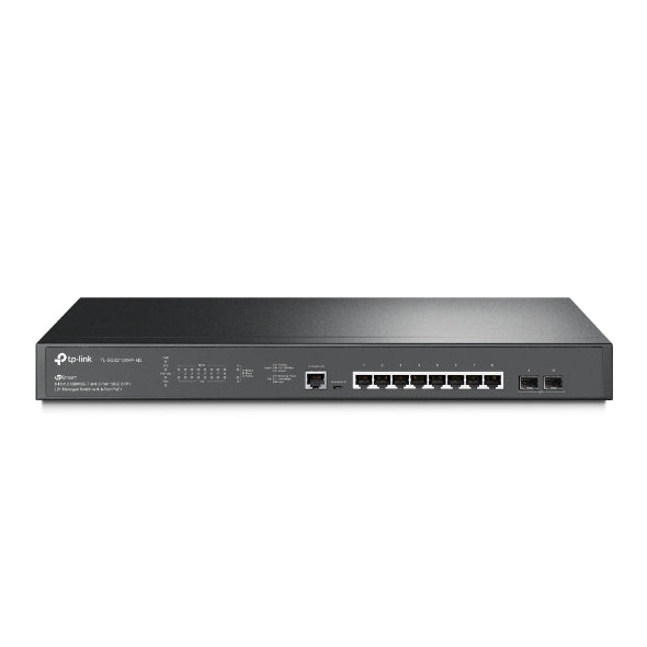 TP-Link SG3210XHP-M2 JetStream 8-Port 2.5GBASE-T and 2-Port 10GE SFP+ L2+ Managed Switch with 8-Port PoE+ 2xFan Rack Mountable IGMP Snooping,Omada By TP-LINK - Buy Now - AU $557.51 At The Tech Geeks Australia