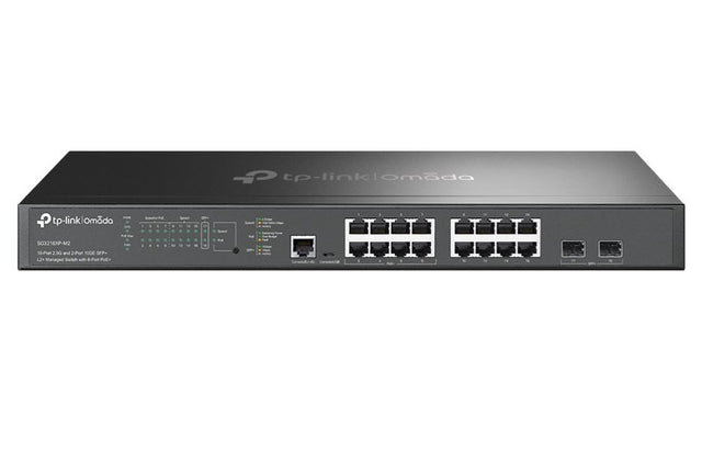 TP-Link SG3218XP-M2, Omada 16-Port 2.5G and 2-Port 10GE SFP+ L2+ Managed Switch with 8-Port PoE+,  Integration with Omada SDN Controller,Static Routin By TP-LINK - Buy Now - AU $697.09 At The Tech Geeks Australia