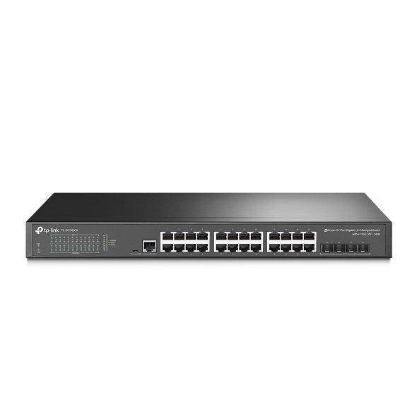 TP-Link SG3428X JetStream 24-Port Gigabit L2+ Managed Switch with 4 10GE SFP+ Slots IGMP Snooping Omada Rack Mountable Fanless By TP-LINK - Buy Now - AU $399.32 At The Tech Geeks Australia