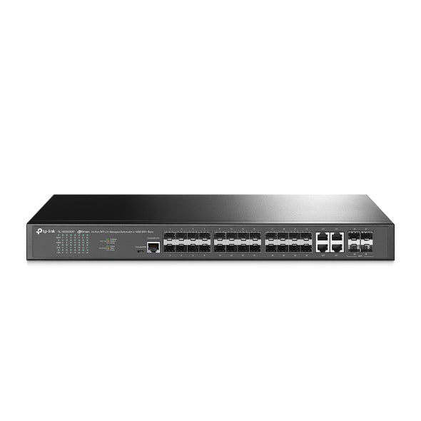 TP-Link SG3428XF Omada 24-Port SFP L2+ Managed Switch with 4 10GE SFP+ Slots, Integration with Omada SDN Controller By TP-LINK - Buy Now - AU $1014.39 At The Tech Geeks Australia