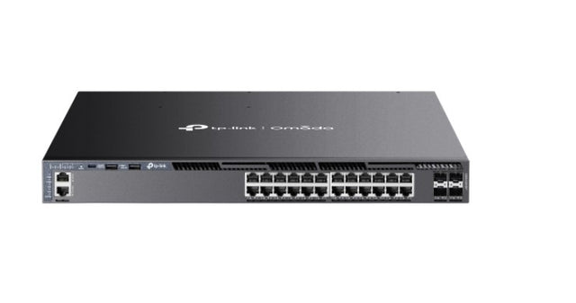 TP-Link SG6428XHP Omada 24-Port Gigabit Stackable L3 Managed PoE+ Switch with 4 10G Slots, Omada 24-PortGigabit Stackable L3 Managed PoE+ Switch with By TP-LINK - Buy Now - AU $2597.40 At The Tech Geeks Australia
