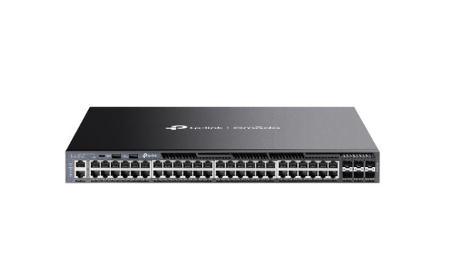 TP-Link SG6654X Omada 48-Port Gigabit Stackable L3 Managed Switch with 6 10GE SFP+ Slots, 48— Gigabit RJ45 Ports, 6— 10G SFP+ Slots, RJ45/Type C USB C By TP-LINK - Buy Now - AU $2325.73 At The Tech Geeks Australia