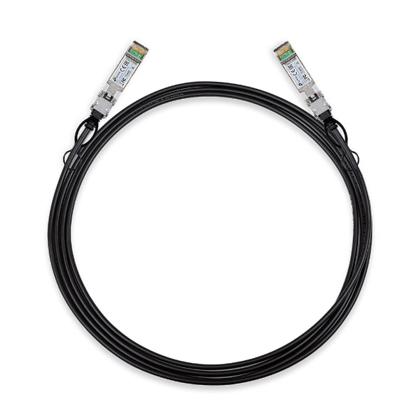TP-Link SM5220-3M 3 Meter 10G SFP+ Direct Attach Cable, Drives 10 Gigabit Ethernet, 10G SFP+ Connector on Both Sides (Replaces TXC432-CU3M) By TP-LINK - Buy Now - AU $45.05 At The Tech Geeks Australia