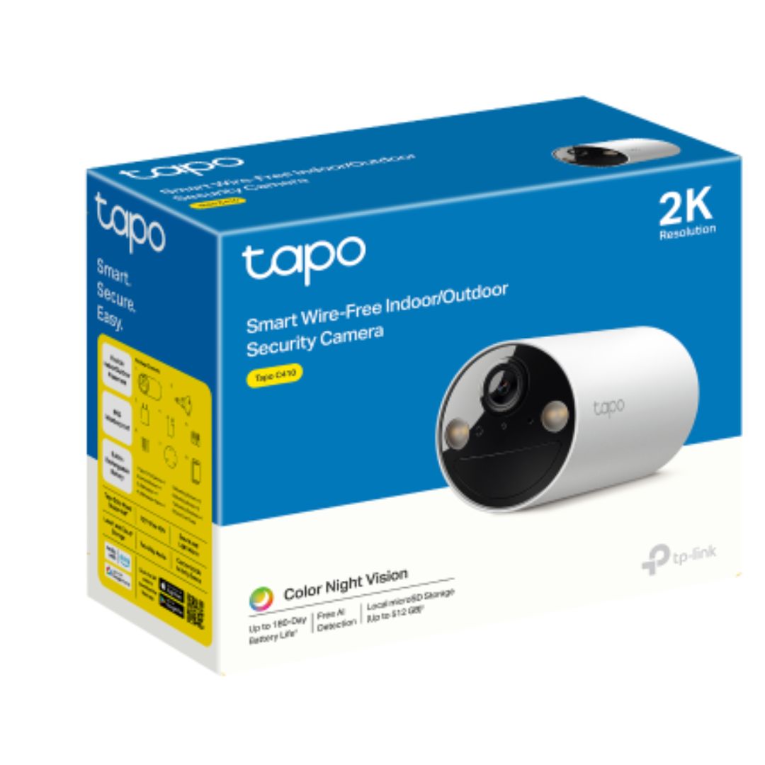 TP-Link TC82 Battery-Powered Outdoor Security Camera, Color Night Vision, Smart Person Detection, Intelligent Phone Notifications By TP-LINK - Buy Now - AU $100.27 At The Tech Geeks Australia