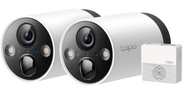 TP-Link Tapo C420S2 4MP Smart Wire-Free Security Camera System, 2-Camera System, 2K QHD, 1080P, Night Vision, Two-Way Audio By TP-LINK - Buy Now - AU $384.93 At The Tech Geeks Australia
