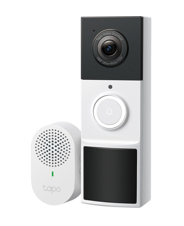 TP-Link TD21 Tapo Video Doorbell Camera, Ringtones, 230 days battery life, Head to Toe View (16:9), 160Â° Diagonal Field of View, Smart Detection and N By TP-LINK - Buy Now - AU $118.64 At The Tech Geeks Australia