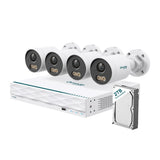 Omada B5S4-2T - TP-Link Omada 5MP Bullet PoE Security Camera System with 2TB HDD, 4 Cameras and 16-Channel NVR