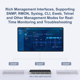 RG-CS83-24GT4XS-PD - Ruijie 24-Port Layer 3 Managed PoE+ Switch with 4x 10GE SFP+ Uplinks (740W PoE)