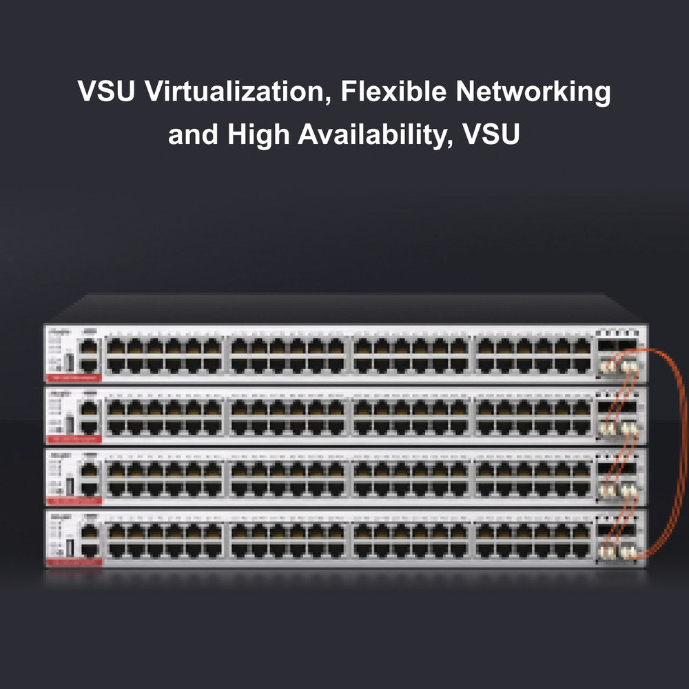 RG-CS83-24GT4XS-PD - Ruijie 24-Port Layer 3 Managed PoE+ Switch with 4x 10GE SFP+ Uplinks (740W PoE)