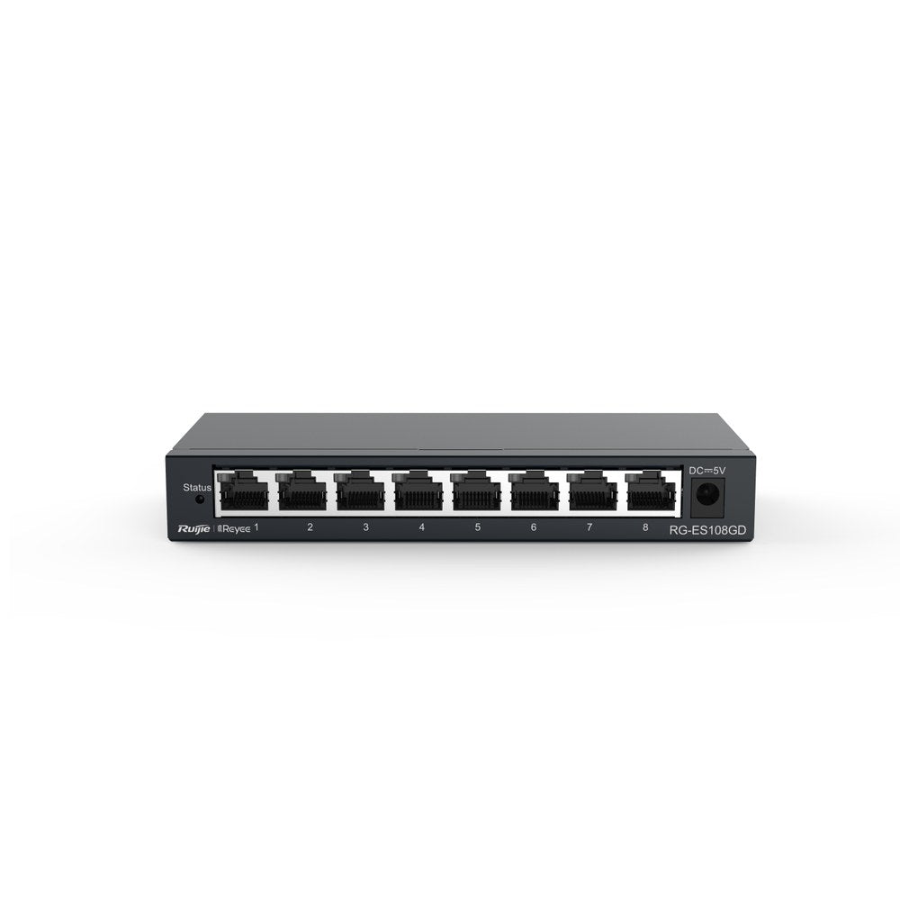 RG-ES108GD - Ruijie Reyee 8 Port Gigabit Unmanaged Fanless Switch