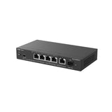 RG-ES206MG-P - Ruijie Reyee ES206MG-P 4-Port 2.5G PoE+ with 1 x 2.5G Port and 1 x SFP+ Port Cloud Managed Switch, 70 W