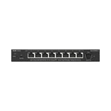 RG-ES209MG-P - Ruijie Reyee 8-Port 2.5G Cloud Managed PoE+ Switch with 1 x 10G SFP+ Uplink and 130W PoE Budget
