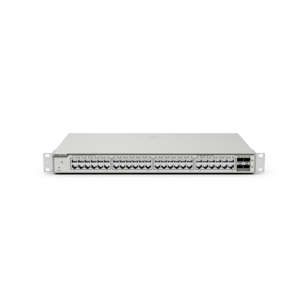 RG-NBS3200-48GT4XS - Ruijie Reyee 48-Port Gigabit Cloud Managed Layer 2+ Switch with 4 x 10G SFP+ Uplinks