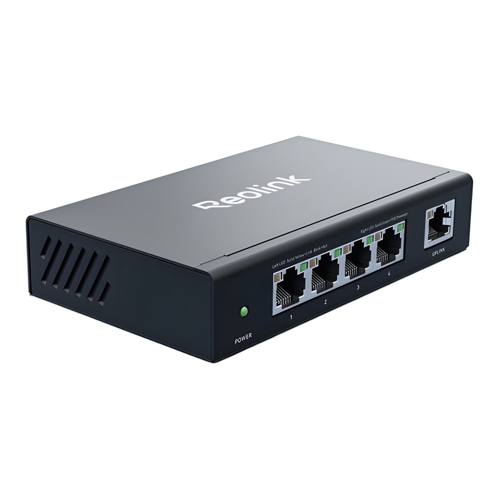 RLA-PS1E - Reolink 5-Port Unmanaged PoE Switch with 65W Power Budget