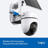 TC90G KIT TP‑Link Tapo Solar‑Powered Pan/Tilt 4G LTE Security Camera Kit (2)