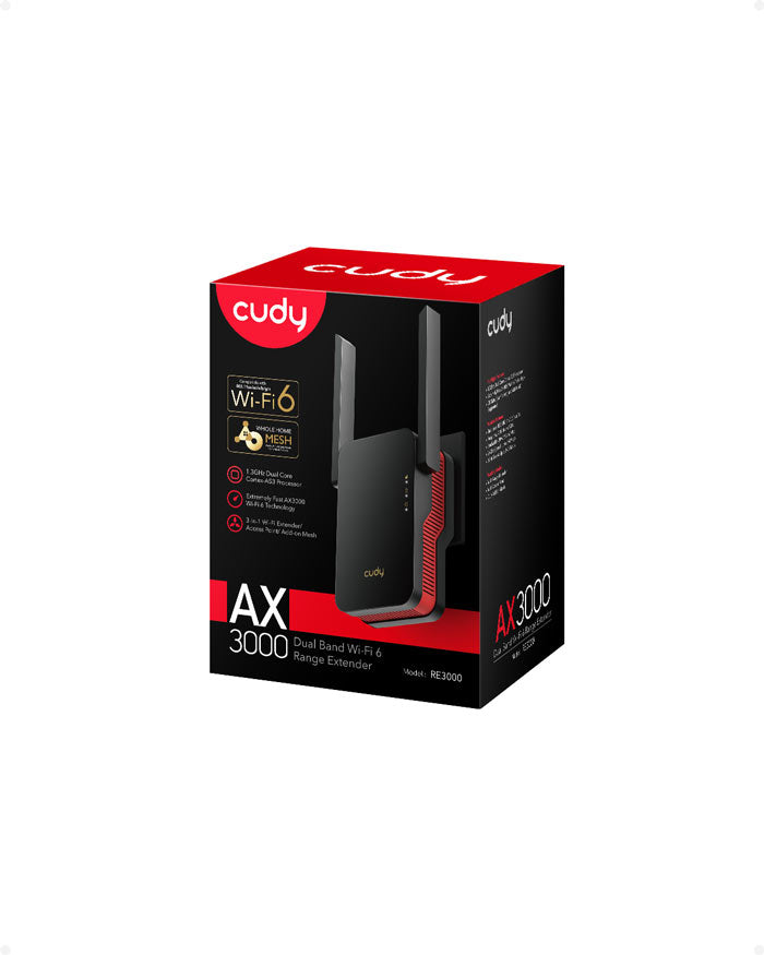 Cudy RE3000 AX3000 WiFi 6 Mesh Repeater By Cudy - Buy Now - AU $116.71 At The Tech Geeks Australia