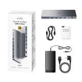 Cudy CS700 13-IN-1 10Gbps USB-C Dual 4K Docking Station | 150W PSU By Cudy - Buy Now - AU $411.08 At The Tech Geeks Australia