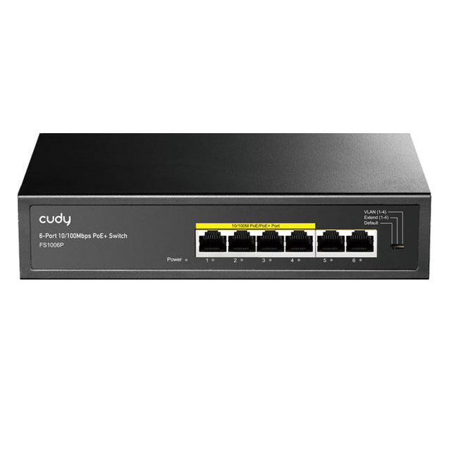 FS1006P 3.0 Cudy 6-Port 10/100M PoE+ Switch, 65W By Cudy - Buy Now - AU $52.51 At The Tech Geeks Australia